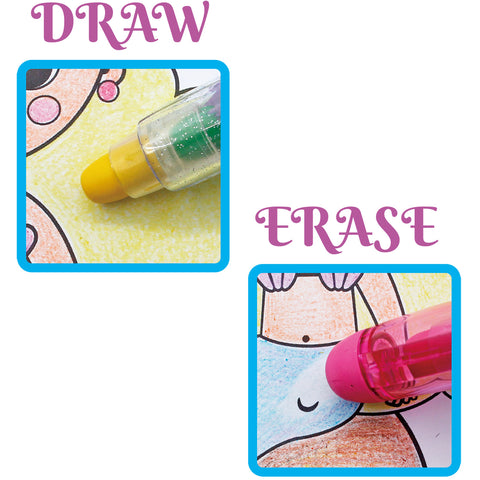 LEOZ28 Erasable Rocket Crayon With Eraser