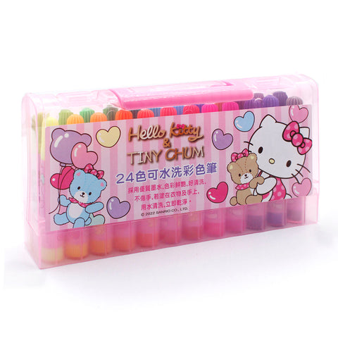 Hello Kitty Washable Color Marker 24 Colors Set