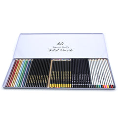 VINO017  60 Colored Wooden Pencils Set