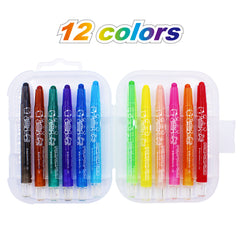 KT0680-01200 TWIST CRAYON  12/Box Assorted