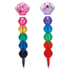 CGBT08 DIAMOND STACKING CRAYON WITH SHELL TOPPER