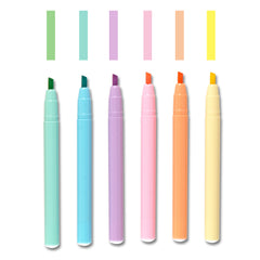 XBOH08 Pastel Highlighter, Pack of 6