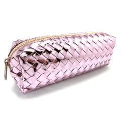 RCNO024  Pink Weave Pencil Bag
