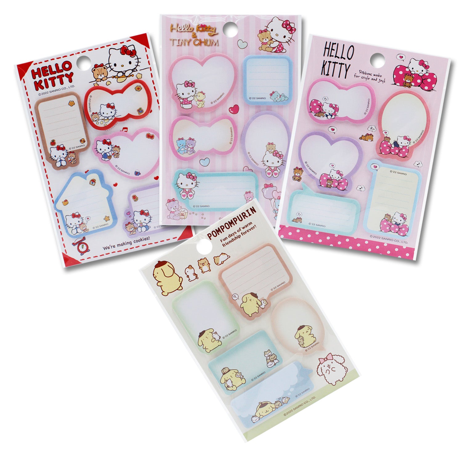 Hello Kitty Design Note Hello Kitty Post-it Notes – Bensia