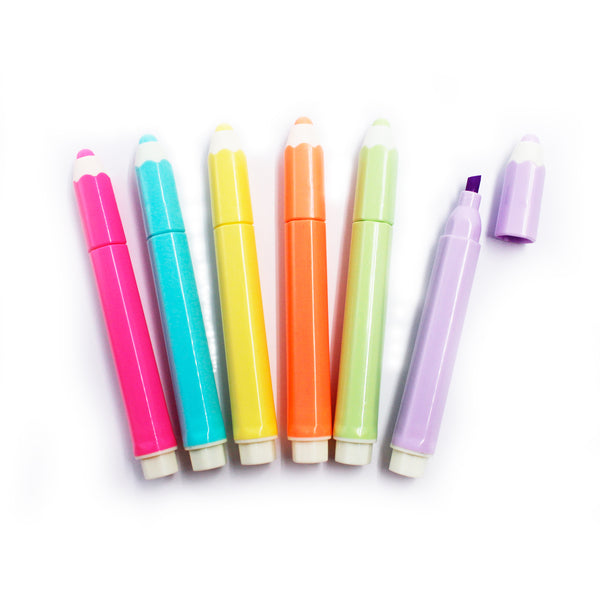 Item no.: Mini pencil shaped highlighter set, 6pcs/pack
