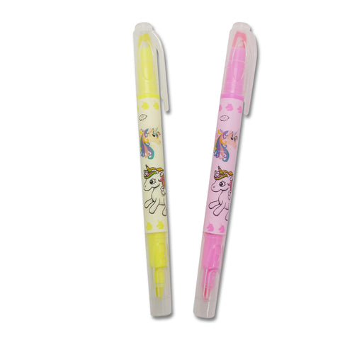 Two ends window tip highlighter 6/pk, Assorted