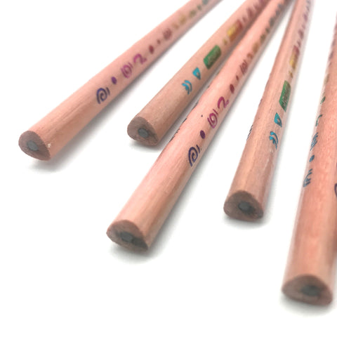 VENOSA2 Wooden Pencil - Holographic Printing Barrel