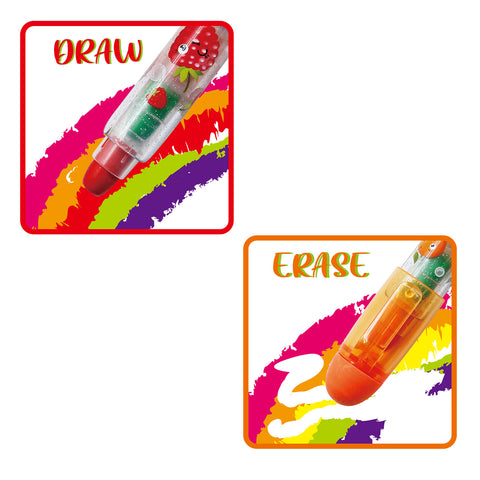 LEOZ27 Erasable Rocket Crayon With Scented Eraser