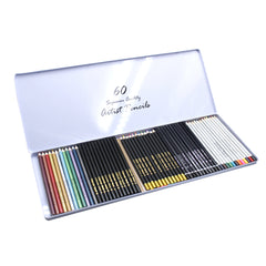 VINO017  60 Colored Wooden Pencils Set