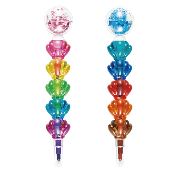 CDBT16 Shell Stacking Crayon With Ball Topper
