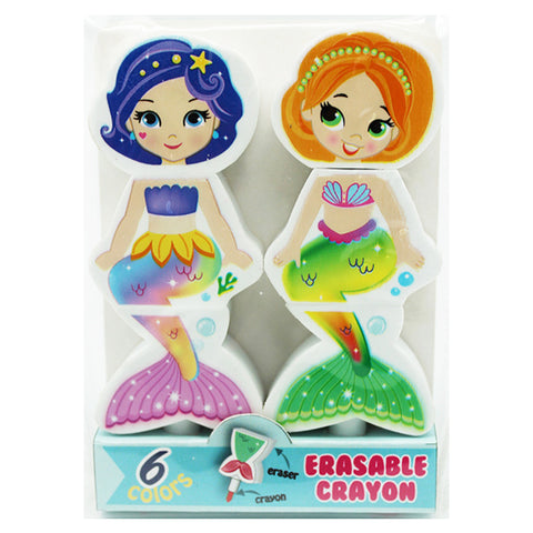 CGFE33 Mermaid 3 Colors in 1 Erasable Crayon