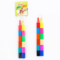 FKFB03 Block Crayon With 12pcs Small Single Crayons