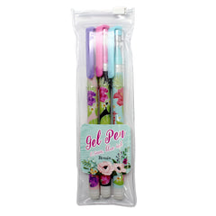 IPDS06 Gel Pen Set With Flower Design