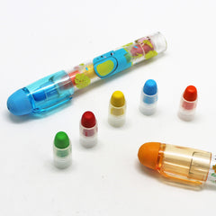 LEOZ18 Rocket Erasable Crayon With Eraser Topper