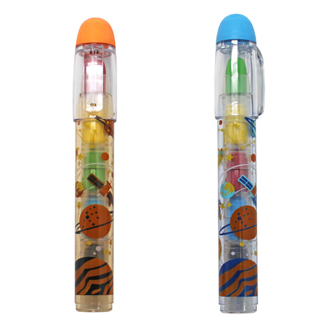 LEOZ19 Rocket Erasable Crayon With Eraser Topper