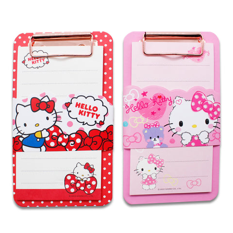 Hello Kitty Memo Pad with Mini Clipboard