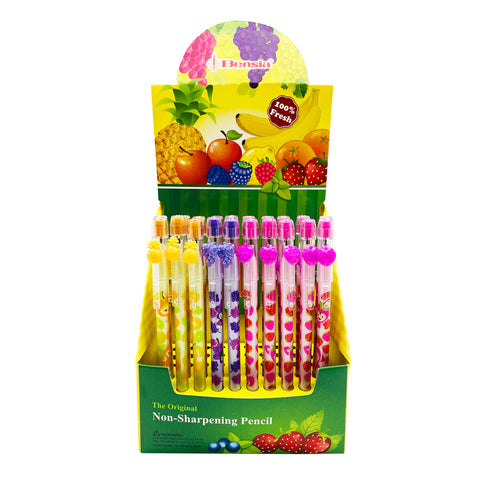 PAEB056 Non-sharpening Pencil with Fruit Badge