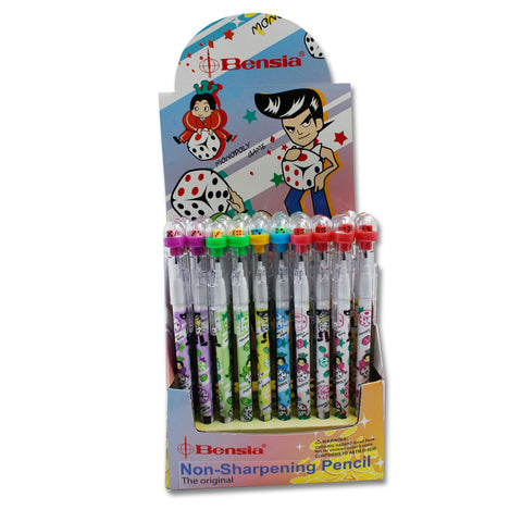 PAEW71 Non-Sharpening Pencil with Dice Topper