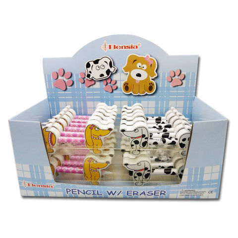 PIRT21 Dogs Eraser with Mini Non-sharpening Pencil