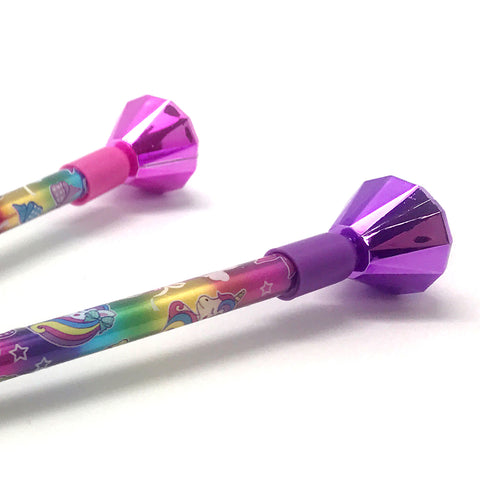 VERT240 Wooden Pencil - Rainbow Holographic Barrel