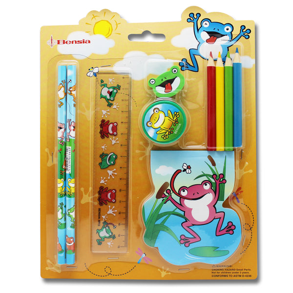 WCNO204 Happy Frogs Stationery Set
