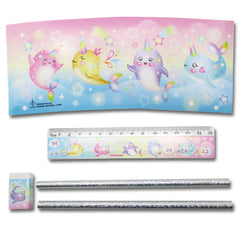 WCNO234 Narwhal Whale Stationery Set