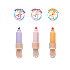 XBNO74 Ice cream highlighter pen