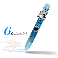 XHNO102 Mechanical Ball Point Pen 6 Color in 1